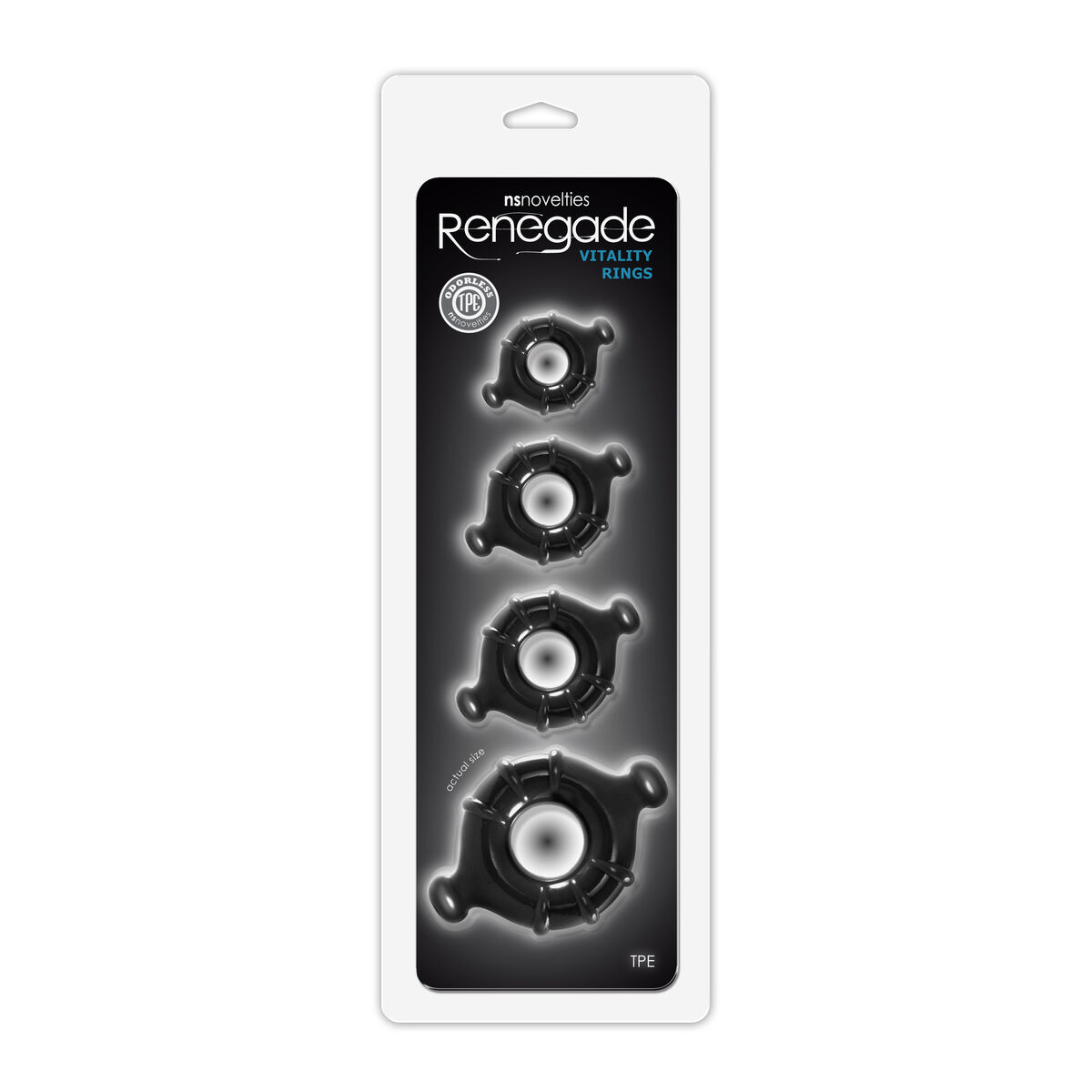 Penisring NS Novelties Renegade Svart